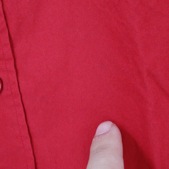 NEW Polo Sport Ralph Lauren Shirt Mens Medium Button Up Adventurer Cotton red - Picture 4 of 13